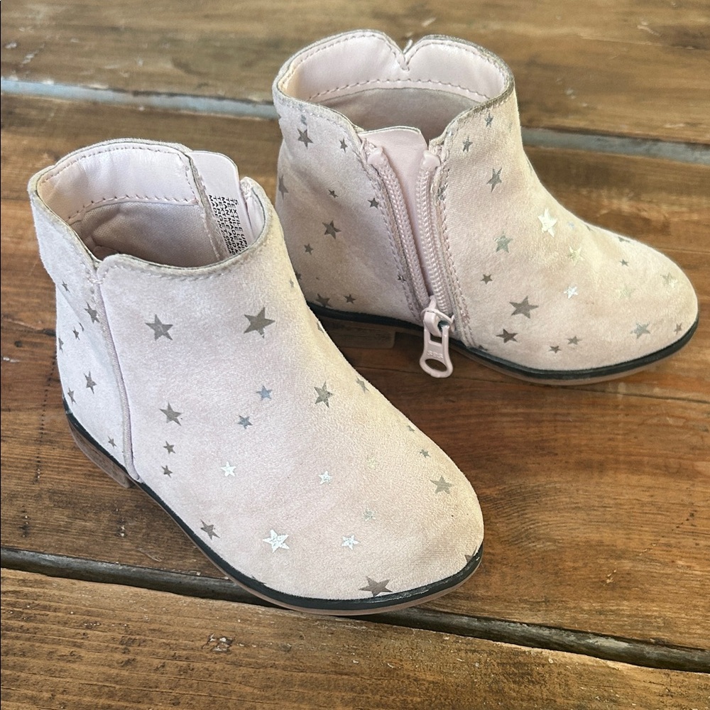Cat & Jack Starry Kids Boots - Light Pink